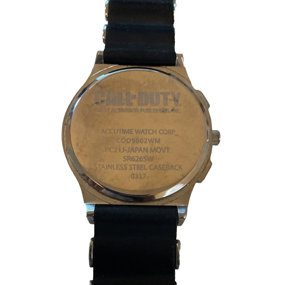 Call of Duty Watch Accutime Rare 2017 Activision - Battery Included
